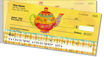 Zipkin Tea Side Tear Personalized Checks