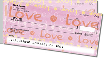 Love Love Side Tear Design Checks