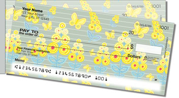 Mimosa Side Tear Personalized Checks