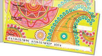 Boho Girl Side Tear Personalized Checks