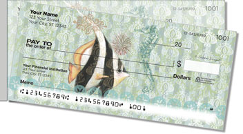 Boho Coastal Side Tear Design Checks