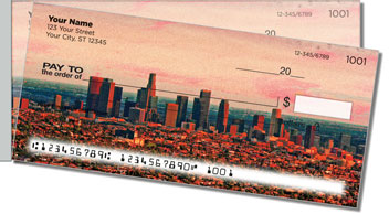 Los Angeles Side Tear Personalized Checks