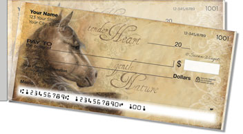 Winget Horse Side Tear Personalized Checks
