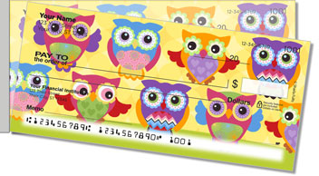 Cute Owl Side Tear Theme Checks