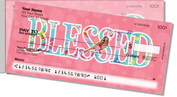 Joyful Floral Side Tear Design Checks