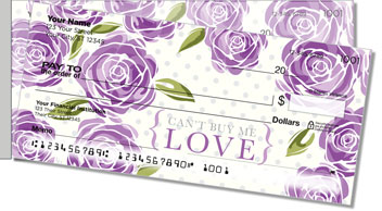 Roses for Taylor Side Tear Personalized Checks