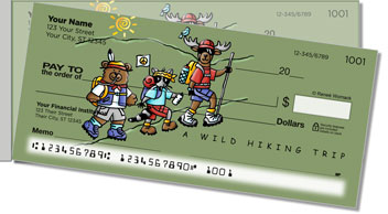 Wild Friends Side Tear Design Checks