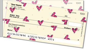 Patchwork Heart Side Tear Theme Checks