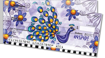 Embry Peacock Side Tear Design Checks