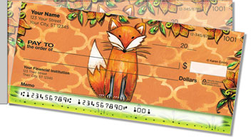 Embry Woodland Friend Side Tear Theme Checks