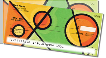 Pop Abstract Side Tear Design Checks