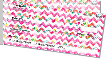 Breezy Blooms Side Tear Design Checks