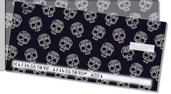Damask Skull Side Tear Design Checks