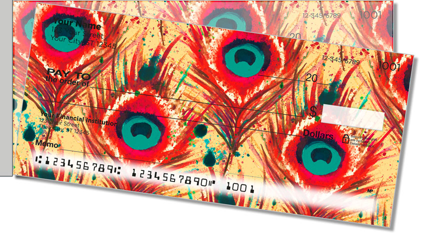 Feather Frenzy Side Tear Checks