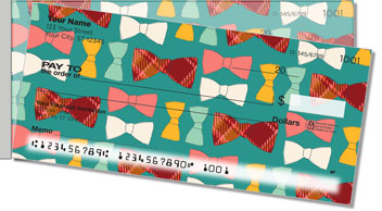Vintage Bookwork Side Tear Design Checks