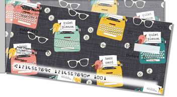 Vintage Bookwork Side Tear Theme Checks