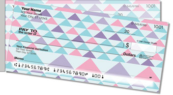 Chevron Geometrics Side Tear Design Checks