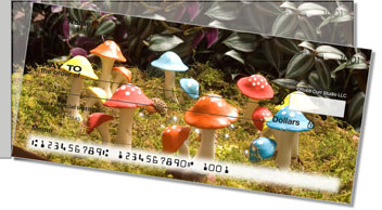Enchanted Mushroom Side Tear Design Checks