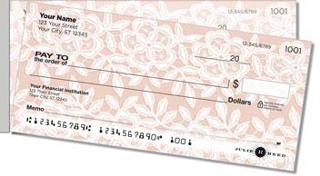 Lace Border Side Tear Theme Checks