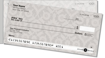 Brocade Side Tear Design Checks