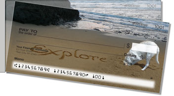 Animal Sand Scribbles Side Tear Design Checks