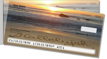 Inspirational Sand Scribbles Side Tear Theme Checks