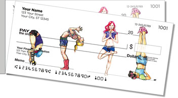 Wat Yoga Side Tear Design Checks