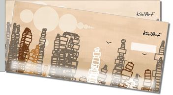 CityScapes Side Tear Design Checks