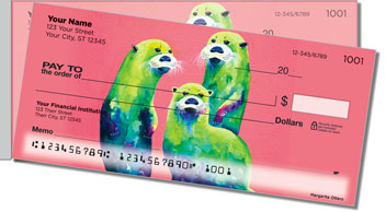 Otter Side Tear Personalized Checks