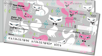Swanky Kitten Side Tear Design Checks