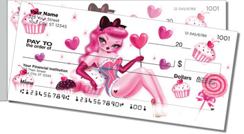 Sugar Doll Side Tear Personalized Checks