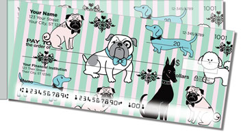 Doggy Boudoir Side Tear Personalized Checks