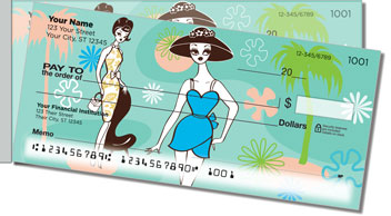 Palm Springs Mod Side Tear Theme Checks