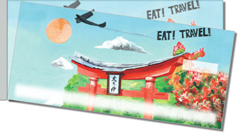 Asian Art Side Tear Personalized Checks