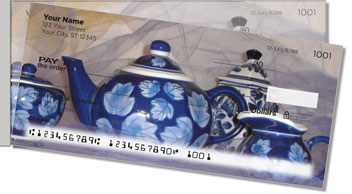 Country Teapot Side Tear Theme Checks