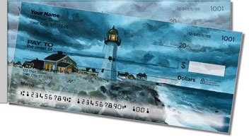 Meyer Beach Scene Side Tear Theme Checks