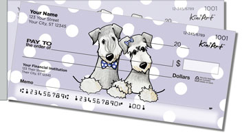 Cesky Terrier Side Tear Design Checks