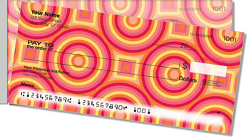 Concentric Circle Side Tear Design Checks