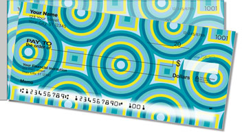 Concentric Circle Side Tear Theme Checks
