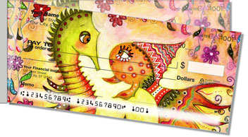 Curious Critters Side Tear Design Checks