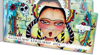 Farley Day of the Dead Side Tear Personalized Checks