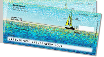 Sailboats Side Tear Design Checks