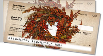 Autumn Wreath Side Tear Theme Checks