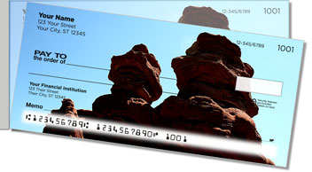 Colorado Red Rocks Side Tear Theme Checks