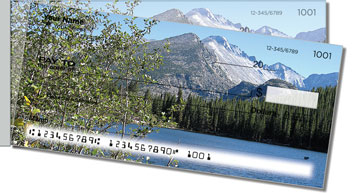 Scenic Mountain Side Tear Design Checks
