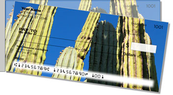 Cactus Side Tear Personalized Checks