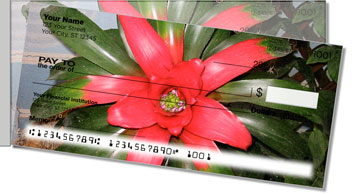 Tropical Plant Side Tear Personalized Checks