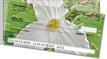 White Trillium Side Tear Theme Checks