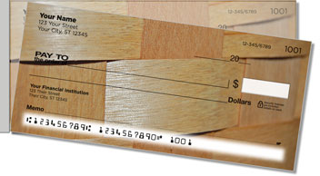 Woven Basket Side Tear Personalized Checks