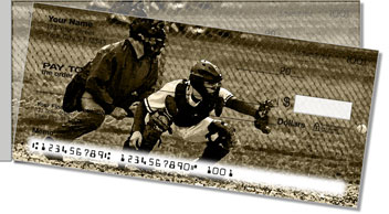 Baseball Side Tear Theme Checks
